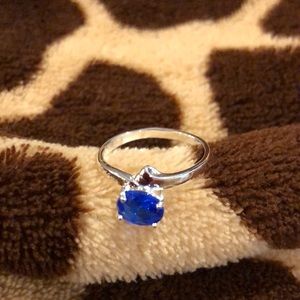Pretty blue stone ring.